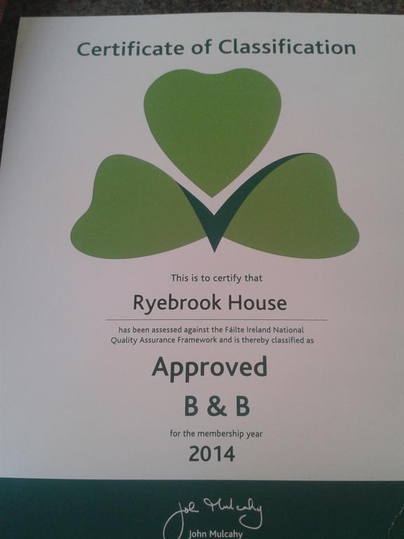 Bed and Breakfast Ryebrook House Killarney Exteriér fotografie